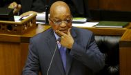 FILE PHOTO: South African President Jacob Zuma answers questions at Parliament in Cape Town on March 17, 2016.  (REUTERS / Mike Hutchings) 