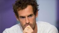 (FILES) This file photo taken on July 12, 2017 shows Britain's Andy Murray attending a press conference at The All England Tennis Club in Wimbledon, southwest London.   AFP / POOL / AELTC / AELTC/Joe Toth / Joe TOTH
