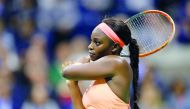 Sloane Stephens of USA competes against Venus Williams of USA in their Women’s Singles semi-final  of the 2017 US Open at Arthur Ashe Stadium in New York, United States on Thursday. Stephens outlasted seven-time Slam champion Williams 6-1, 0-6, 7-5 to mar