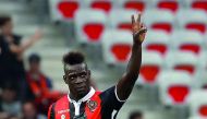 Nice's Mario Balotelli celebrates scoring their third goal, Nice vs AS Monaco - Nice, France , September 9, 2017 (REUTERS/Eric Gaillard) 