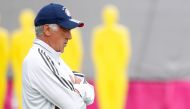  Bayern Munich coach Carlo Ancelotti during training. (REUTERS/Michaela Rehle)