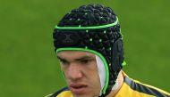 Manchester City's Brazilian goalkeeper Ederson  in Manchester, northwest England on September 12, 2017 . / AFP / Lindsey Parnaby
