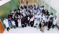  Healthcare students from WCM-Q, Qatar University College of Pharmacy University of Calgary in Qatar and the College of the North Atlantic – Qatar during the event.