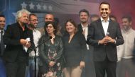 5-Star new leader Luigi Di Maio talks during a gathering in Rimini, Italy, September 23, 2017. REUTERS/Max Rossi