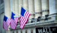 A street sign near the New York Stock Exchange in New York. 