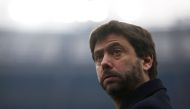 (FILES) This file photo taken on December 11, 2016 shows Junventus' chairman Andrea Agnelli during the Italian Serie A football match between Torino and Juventus at the Grande Torino Stadium in Turin on December 11, 2016. AFP / MARCO BERTORELLO
