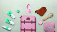 An amenity kit for Business Class Female.