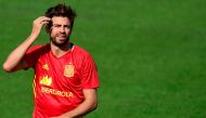 (FILES) This file photo taken on June 23, 2016 shows Spain's defender Gerard Pique. AFP / PIERRE-PHILIPPE MARCOU
