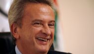 Lebanon's Central Bank Governor Riad Salameh speaks during an interview with Reuters at his office in Central Bank in Beirut, Lebanon October 24, 2017.Reuters/Jamal Saidi
