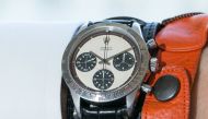 This handout photo obtained October 27, 2017 courtesy of Phillips Auction shows actor Paul Newman's legendary Rolex 'Paul Newman' Daytona. AFP PHOTO /PHILLIPS/HANDOUT
