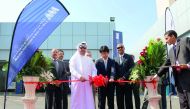 Officials during the inauguration of the 8th service centre of AAB. 