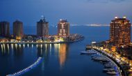 A view of Pearl Qatar at dusk (Steven Byles / Wikimedia Commons CC BY-SA 2.0)
