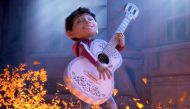 Miguel (voiced by Anthony Gonzalez) has a dream to make music, in Pixar's new 