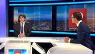 Ousted Catalan President Carles Puigdemont is interviewed on Belgian RTBF television in Brussels, Belgium, November 3, 2017. RTBF Televison via REUTERS