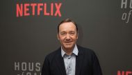 (FILES) This file photo taken on February 23, 2016 shows actor Kevin Spacey arriving at the season 4 premiere screening of the Netflix show 
