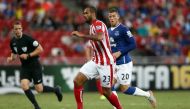 A file photo of Former Stoke City defender Dionatan Teixeira. Image from SCFC Official Twitter.