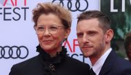 Cast members Annette Bening and Jamie Bell arrive for the special screening of 