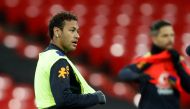 Brazil’s Neymar during training Action Images via Reuters/Carl Recine
