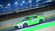 Qatari driver Nasser Al Kuwari competes in the official practice session of the Qatar Touring Car Championship (QTTC) at Losail International Circuit (LIC). Al Kuwari  emerged as the fastest driver with a lap time of 2:27.028.