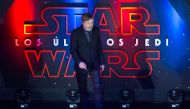 MEXICO CITY: American actor Mark Hamill attends the 'Star Wars: The Last Jedi' premiere at Oasis shopping mall in Mexico City, Mexico on November 20, 2017. (Daniel Cardenas - Anadolu Agency)