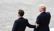 Macron hosted Trump as guest of honour for Bastille Day celebrations this year. / AFP.