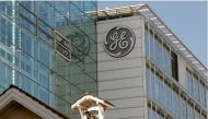 The logo of General Electric is seen at its plant in Baden, Switzerland November 15, 2017. (REUTERS/Arnd Wiegmann)