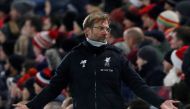 Liverpool manager Juergen Klopp reacts Action Images via Reuters/Lee Smith