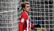 Antoine Griezmann of Atletico Madrid reacts during the La Liga match between Atletico Madrid and Deportivo Alaves at Wanda Metropolitano Stadium on December 16, 2017 in Madrid, Spain. Burak Akbulut - Anadolu
