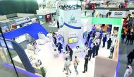 Nakilat’s pavilion at the recently concluded “Made in Qatar 2017” exhibition.