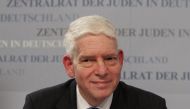 Josef Schuster, President of the Central Council of Jews in Germany, attends a press conference following his election in Frankfurt am Main, central Germany, on November 30, 2014. (AFP/Daniel Roland)