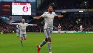 Manchester United's Anthony Martial celebrates scoring their first goal (Action Images via Reuters/Jason Cairnduff)
