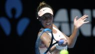Madison Keys of the USA in action against Caroline Garcia of France during round four on day eight of the Australian Open tennis tournament, in Melbourne, Victoria, Australia, 22 January 2018. EPA/JOE CASTRO AUSTRALIA AND NEW ZEALAND OUT