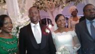 Valentina Guebuza and her husband Zofimo Muiuane on their wedding day. (Photo courtesy: thetrentonline.com)