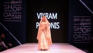 File photo of Bollywood actress Kareena Kapoor Khan walking the ramp for Vikram Phadnis in Doha, Qatar. Abdul Basit / The Peninsula.