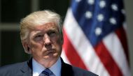 File photo of US President Donald Trump. Reuters