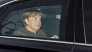 German Chancellor Angela Merkel arrives at the Konrad Adenauer building, the Christian Democratic Union (CDU) headquarters, for coalition talks to form a new government, on January 28, 2018 in Berlin.  AFP / Odd ANDERSEN