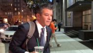 
Former Uber Chief Executive Officer Travis Kalanick arrives at the San Francisco federal court for Waymo-Uber autonomous car secrets trial in San Francisco, California, February 7, 2018 in this still image from video. Reuters/Jane Lee
