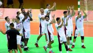 Qatar’s 2018 Asian Championship winning handball team.