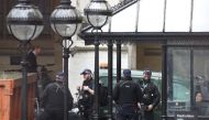 Armed police gather outside an entrance to the Houses of Parliament in London, Britain February 13, 2018. REUTERS/Simon Dawson