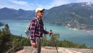 Iranian-Canadian environmentalist Kavous Seyed Emami  at an unidentified location.  AFP Photo / Family of Kavous Seyed Emami