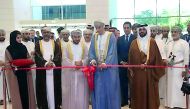 Sayyid Fahd bin Mahmoud Al Said, Deputy Prime Minister for the Council of Ministers, Oman cuttting the ribbon to mark the inauguration of ‘Interior Design and Decoration and Furniture Exhibition’ along with other officials.
