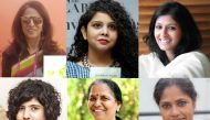 Clockwise from top: Shobhaa De, Rana Ayyub, Nandita Das, Meenakshi Reddy Madhavan, Nalini Jameela and Baby Haldhar.