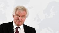British Secretary of State David Davis gives a speech about the Britisch course on exiting the EU in Vienna on February 2018.  AFP / APA / Roland Schlager