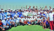 Jumbo Electronics management and staff posing for a group picture.