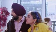 A still of the actors Diljit Dosanjh (L) and Sonakshi Sinha from the movie 