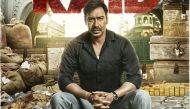 Actor Ajay Devgn in a poster for the movie The Raid. 