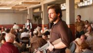 A still of the actor Daniel Bruhl (C) from the movie 7 Days in Entebbe. 