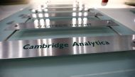 The nameplate of political consultancy, Cambridge Analytica, is seen in central London, Britain March 21, 2018. REUTERS/Henry Nicholls