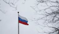 A Russian flag flies atop the Consulate General of the Russian Federation in Seattle, Washington, U.S., March 26, 2018. REUTERS/Lindsey Wasson