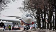 Russian Il-96 jet that brought back 46 Russian diplomats and their family members is seen at the parking place of the Russian Ggvernment airport Vnukovo II in Mosow on April 1, 2018. AFP / Vasily Maximov 